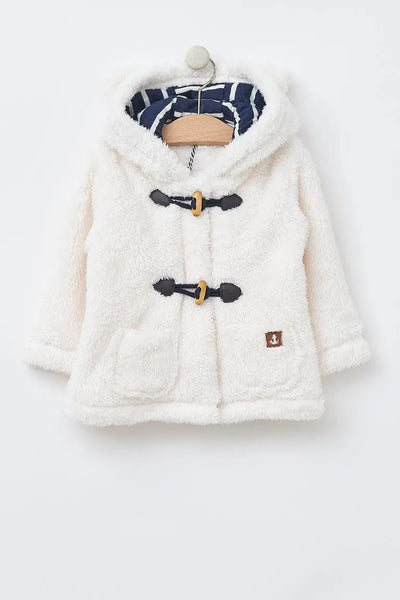 Batela Batela - Bebé. Forro polar tipo abrigo con orejas en gorro Tienda