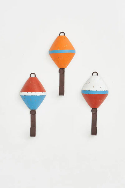 Batela Set de 3 percheros individuales en forma de boya En oferta