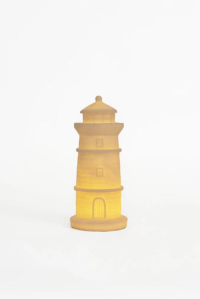 Batela Lámpara en forma de faro de resina: tamaño pequeño