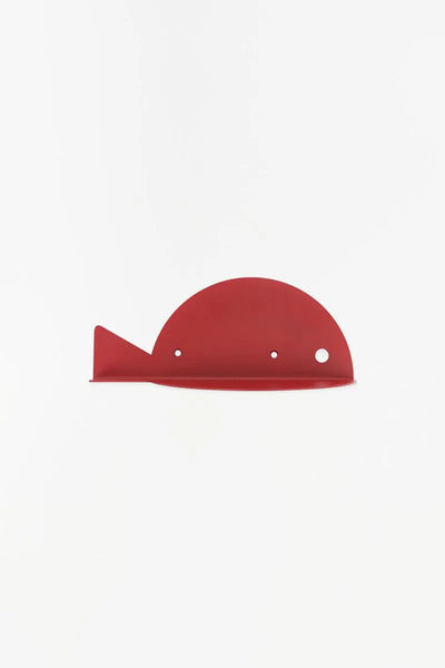 Batela Estantería forma de pez roja. Decoración náutica