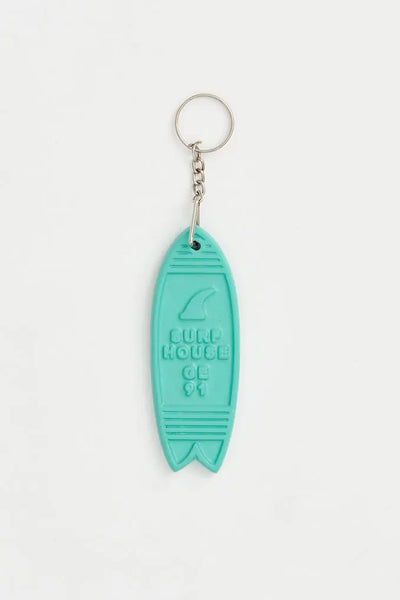 Batela Llavero tabla de surf en metal verde. Accesorio perfecto amantes surf