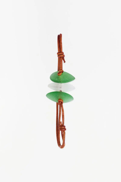 Batela Pulsera de seaglass verde - D6330V - Batela Rebajas de fin de temporada