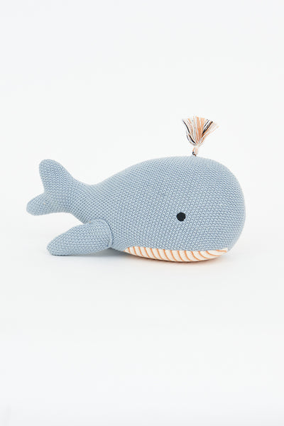 Batela Peluche suave con forma de Ballena en Algodón Batela