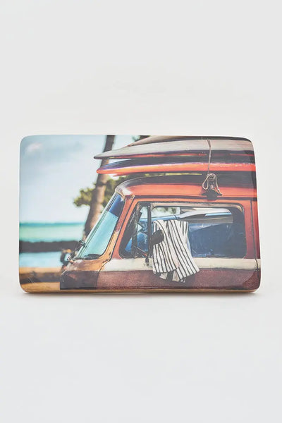 Batela Foto impresa en Taco de Madera - Temática Surf