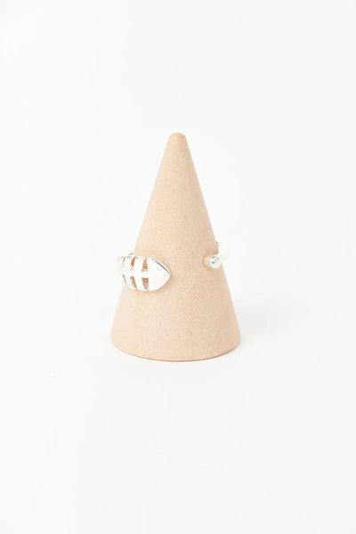 Batela Anillo de plata 925 con forma de espina de pez - Batela