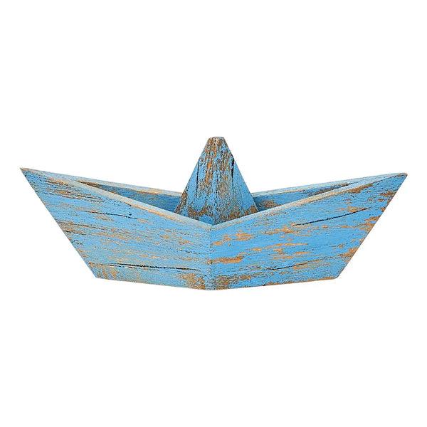Batela Barco azul de madera - D2239 - Batela Ahorra y exporta