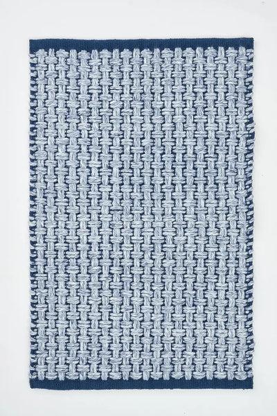 Batela Alfombra de Algodón Tejido en Azul - Suavidad y Estilo Tienda