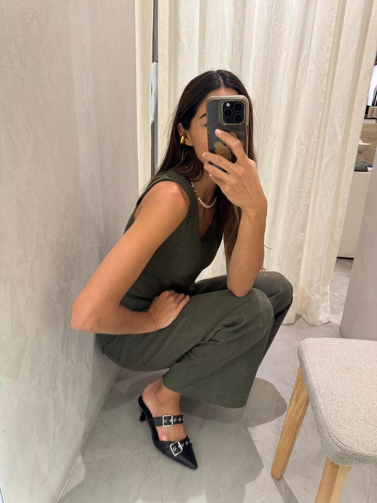 Camille Amsterdam Forest Knitted Top Outlet