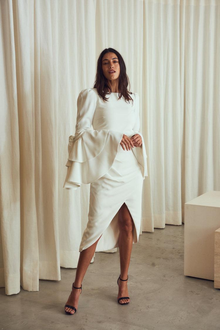 Camille Bogotá White Dress Gran oferta