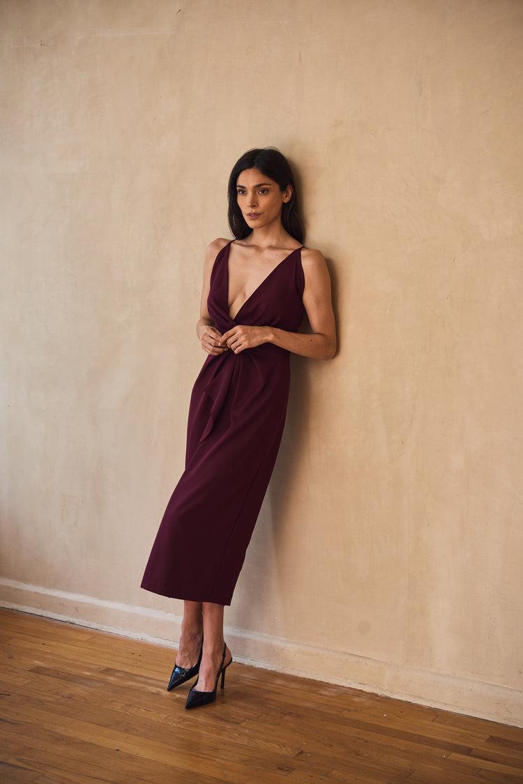 Camille Tokyo Plum Dress Los más vendidos
