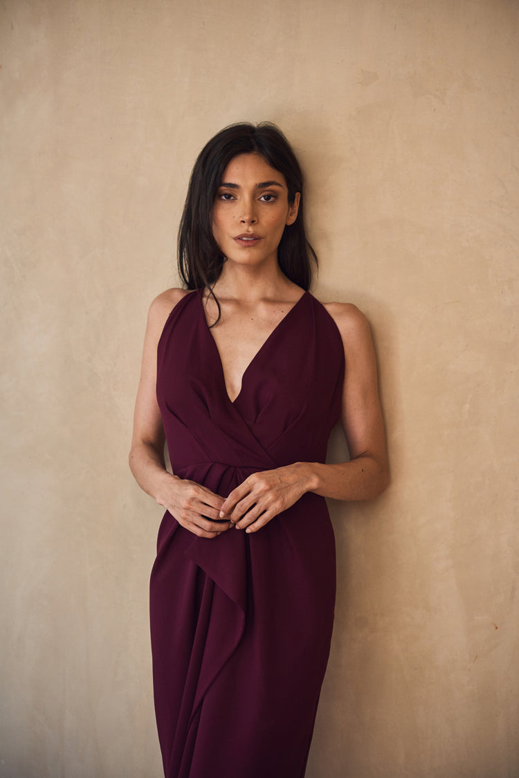 Camille Tokyo Plum Dress Los más vendidos