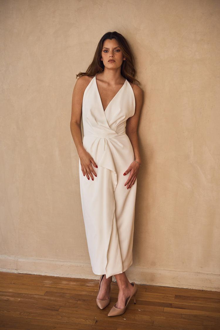 Camille Tokyo White Dress Ventas relámpago