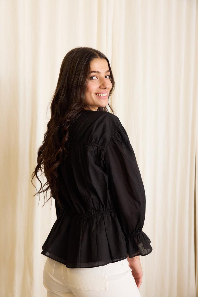 Camille Capri Blouse Precio de fábrica
