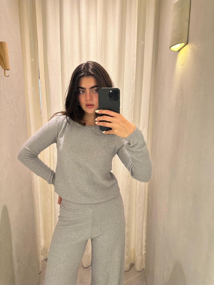 Camille Geneva Grey Sweater Rebajas