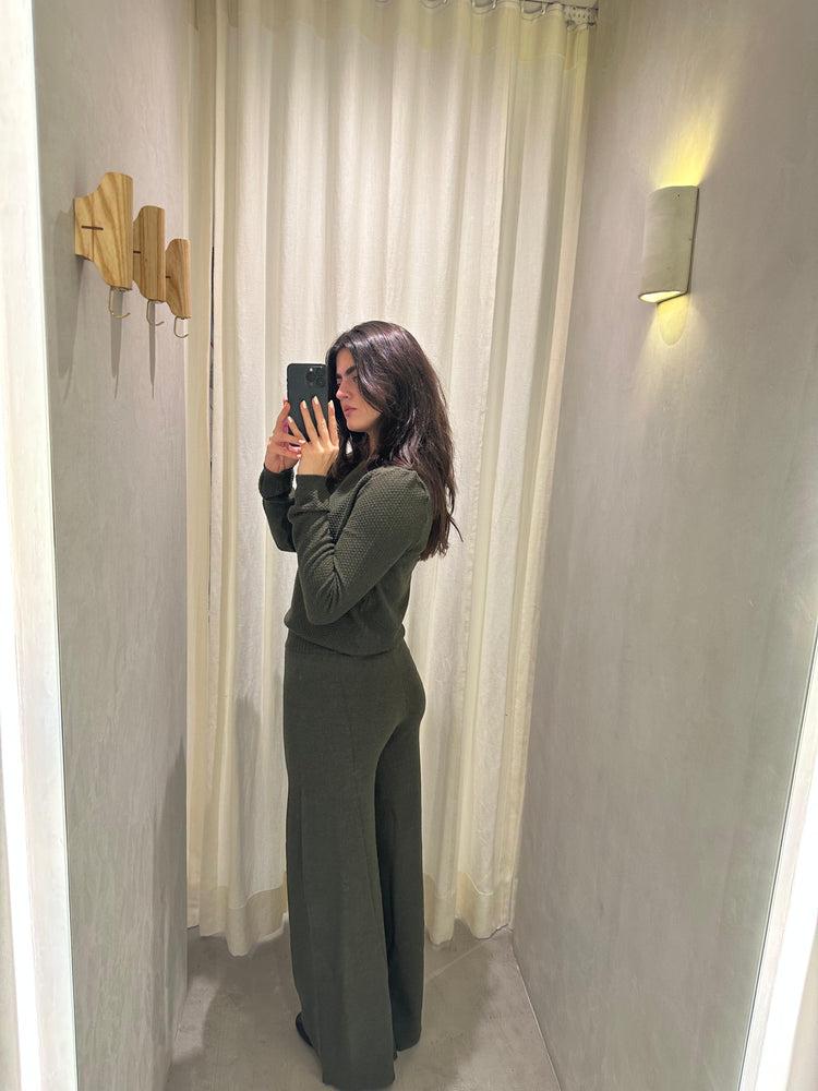 Camille Denver Forest Knitted Pants Últimos 3 días