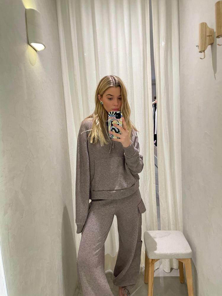 Camille Kenya Mocha Hoodie Descuento por venta flash