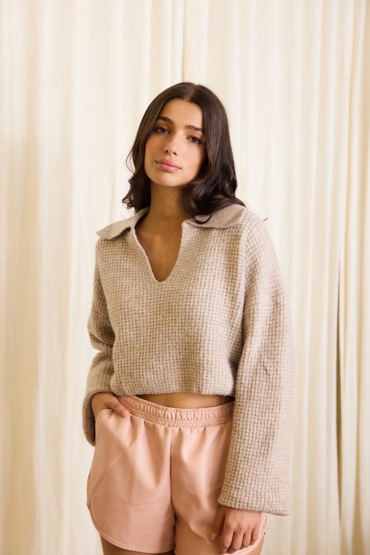 Camille Vienna Vegan Leather Blush Short Promoción trimestral