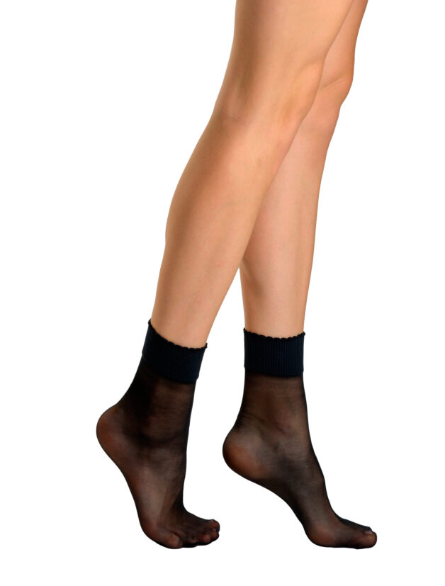 Cecilia de rafael New Socquettes 20 Den – Calcetines tobilleros transparentes – Sobre de 2 pares Rebajas de fábrica