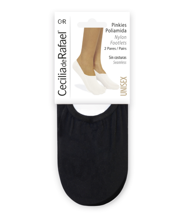 Cecilia de rafael Pinkies Poliamida – Unisex – Calcetines – Sobre de 2 pares Ventas relámpago