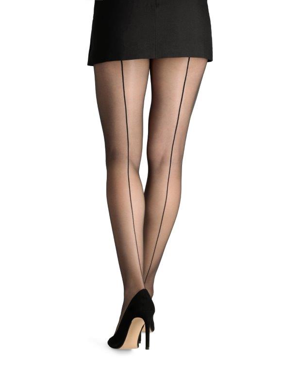 Cecilia de rafael Sevilla Chic – 15 Den – Panty brillo con costura trasera Ofertas de temporada