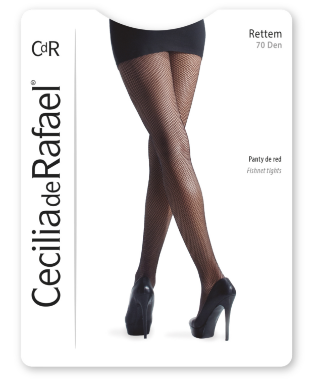 Cecilia de rafael Rettem 70 Den – Panty de red Venta caliente
