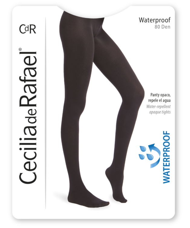 Cecilia de rafael Waterproof 80 Den – Panty repelente al agua Rebajas baratas