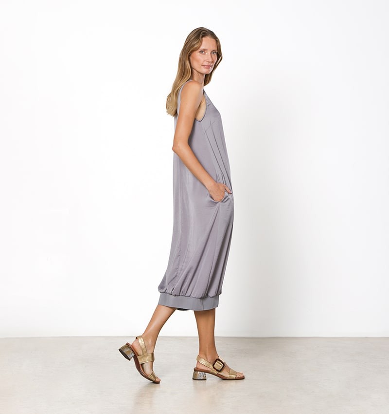 Chie mihara VESTIDO DANZA GRIS Superdescuento