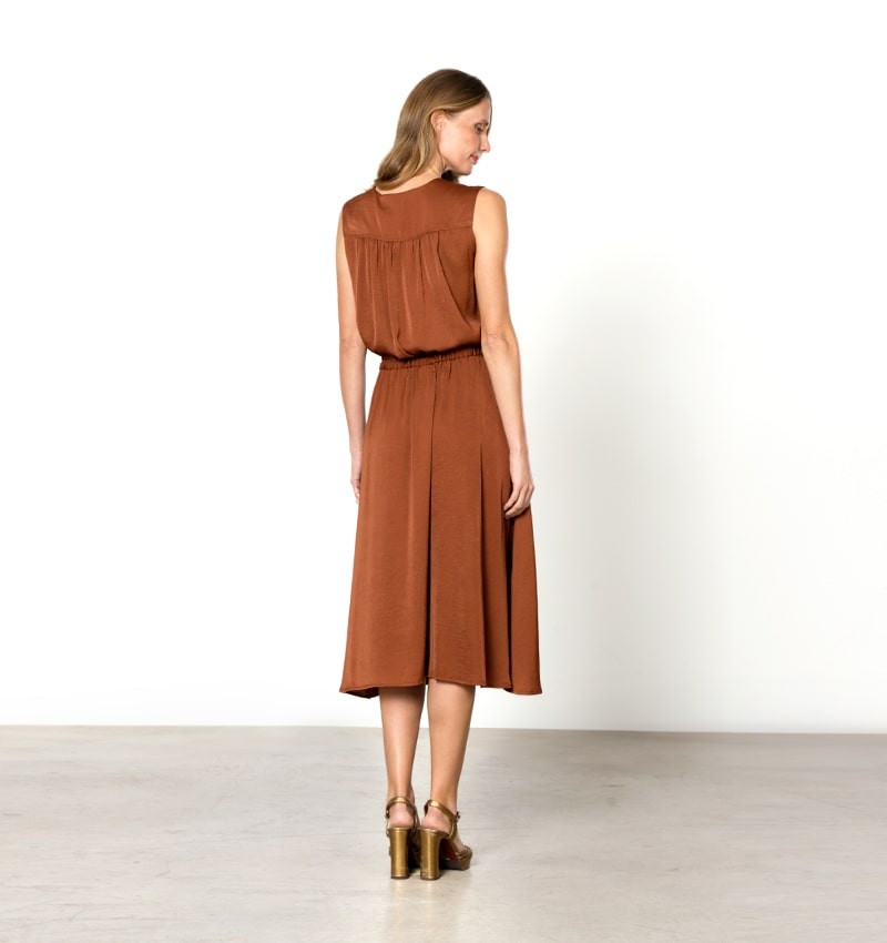 Chie mihara VESTIDO DAFNE MARRON Envío internacional gratuito