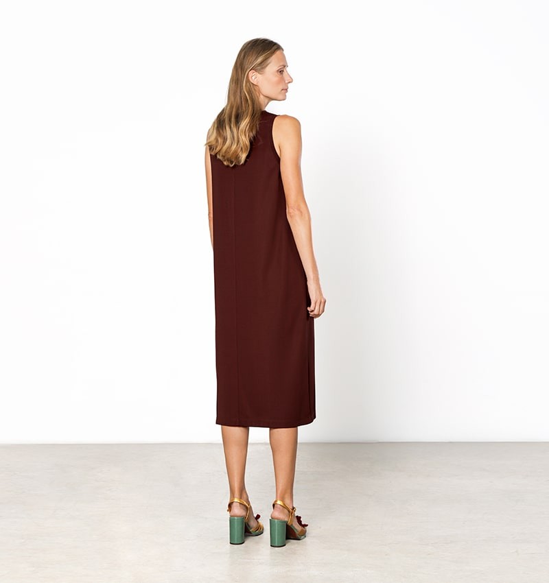 Chie mihara VESTIDO DORINE MARRON Ahorra y exporta