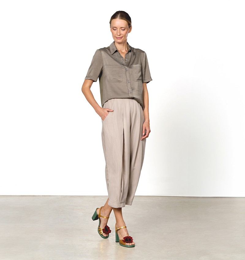 Chie mihara PANTALON PERLA NUDE Outlet online