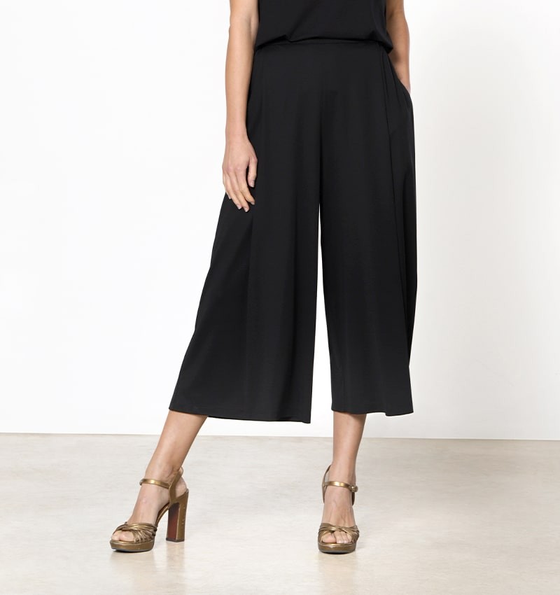 Chie mihara PANTALON PASTICHE NEGRO Ventas relámpago