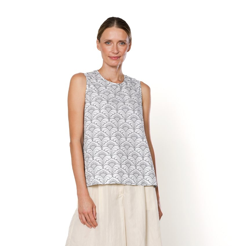 Chie mihara TOP TALA LIME Descuento