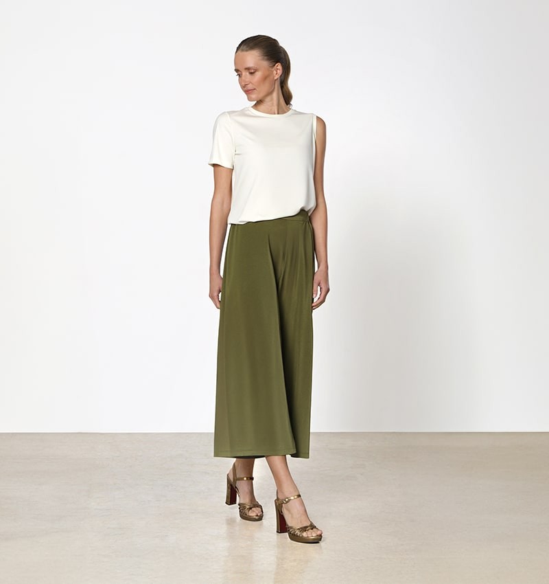 Chie mihara PANTALON PASTICHE VERDE Liquidación