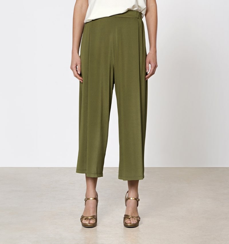 Chie mihara PANTALON PASTICHE VERDE Liquidación
