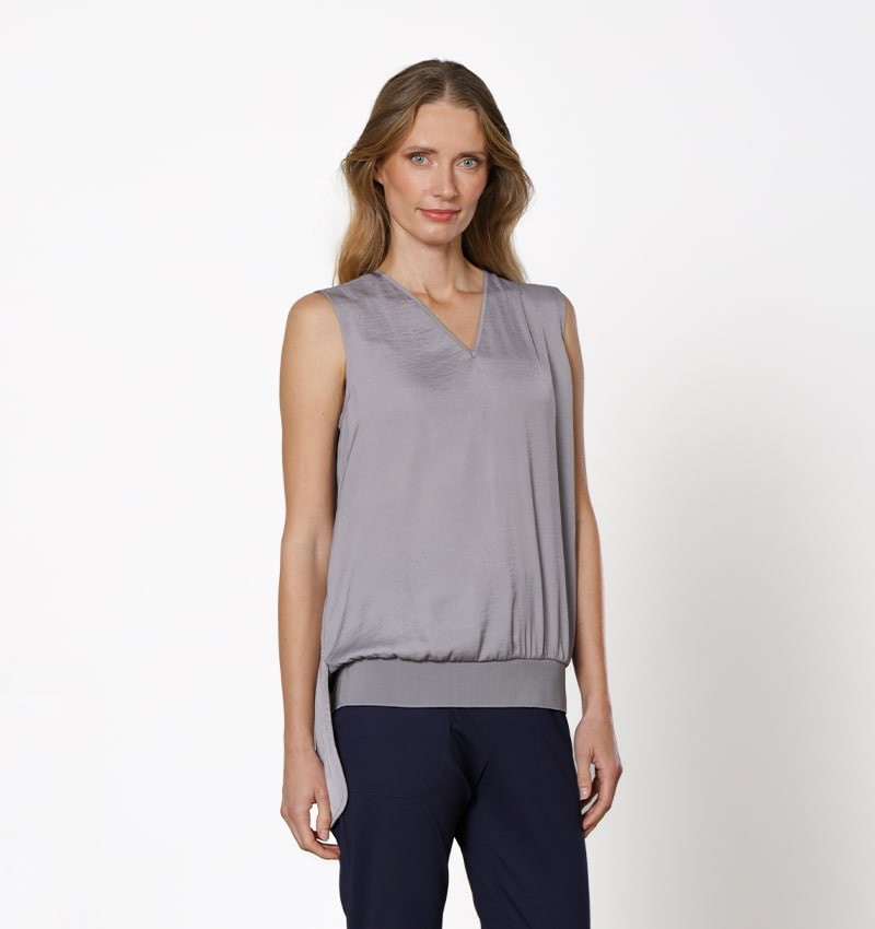 Chie mihara TOP TISHA GRIS Envío gratis