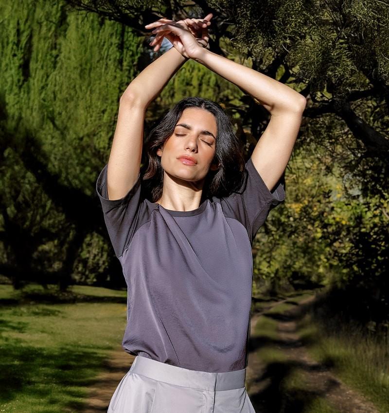 Chie mihara TOP TULA GRIS Promoción por tiempo limitado