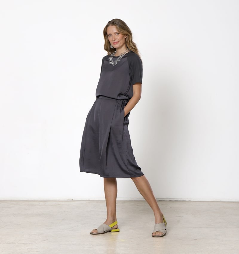 Chie mihara TOP TULA GRIS Promoción por tiempo limitado