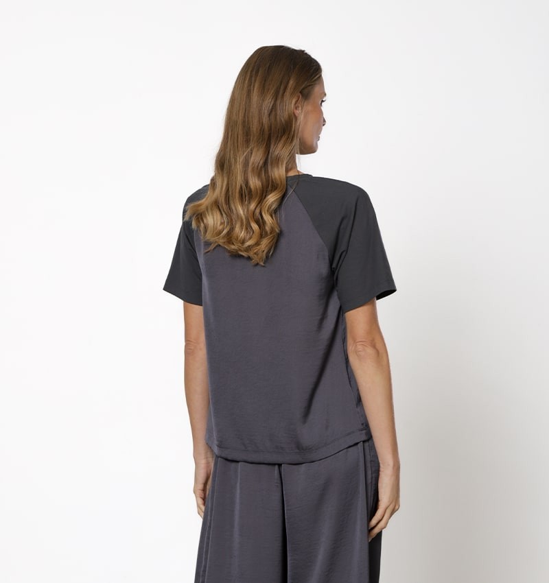 Chie mihara TOP TULA GRIS Promoción por tiempo limitado
