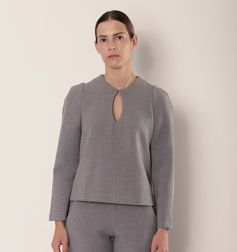 Chie mihara TOP BABI GRIS Solo queda un día