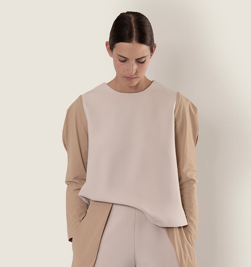 Chie mihara TOP BARLO BLANCO Ofertas especiales