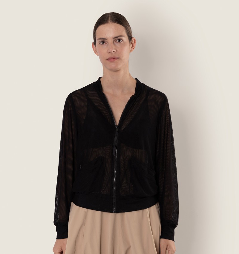 Chie mihara CARDIGAN CHEVI NEGRO En línea