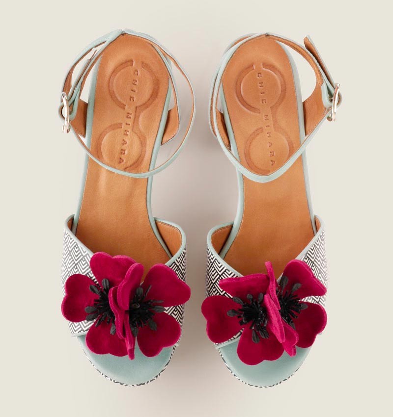 Chie mihara KASKI LIGHT BLUE Venta caliente