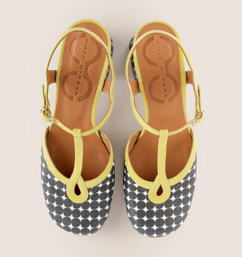 Chie mihara MODAY BLACK & WHITE Ofertas especiales