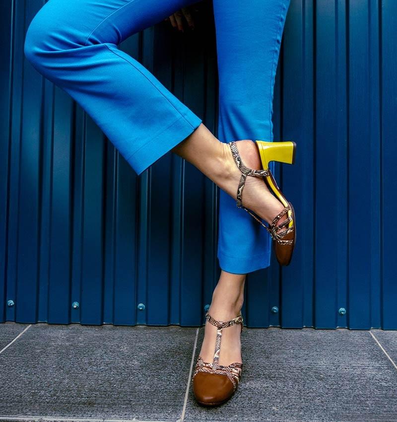 Chie mihara FENDY BROWN Outlet