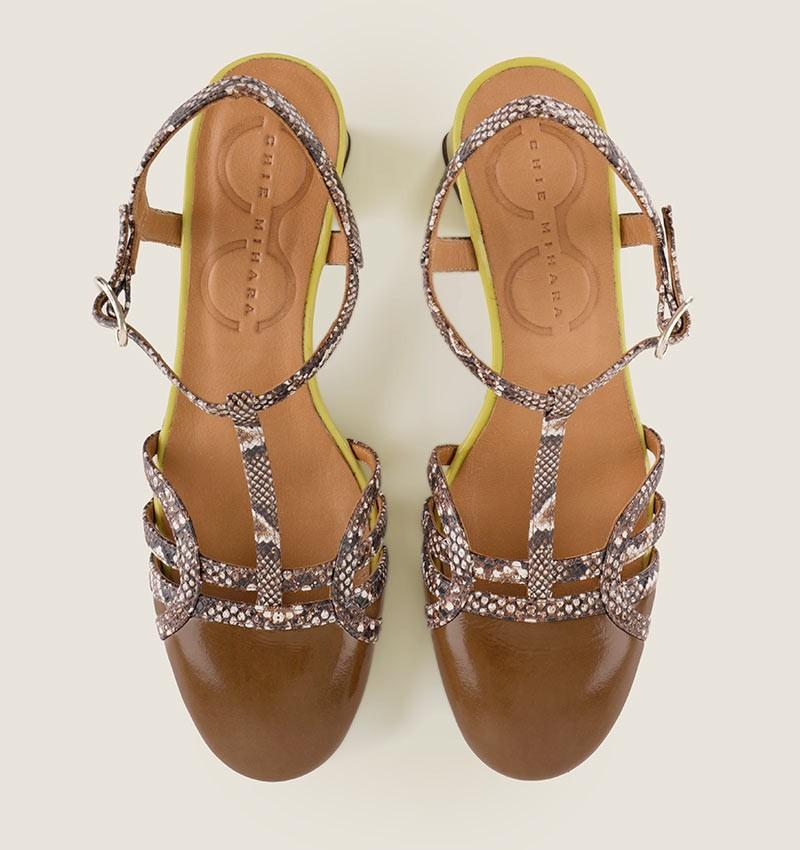 Chie mihara FENDY BROWN Outlet