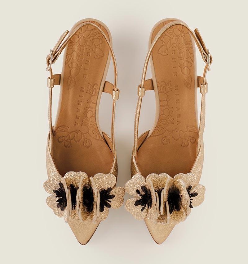 Chie mihara BRI-HAZEL GOLD Ventas relámpago
