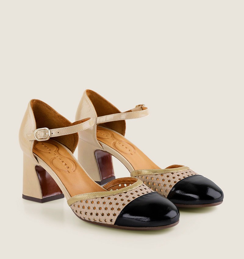 Chie mihara FIZA BLACK-NUDE Grandes descuentos