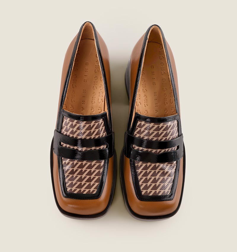 Chie mihara BROCHI BROWN Rebajas top
