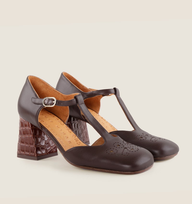 Chie mihara SYKA BROWN Oferta especial de fábrica