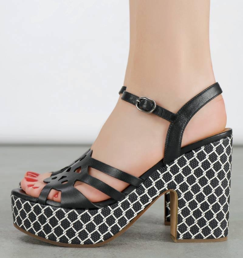 Chie mihara JELELE BLACK & WHITE Ventas relámpago